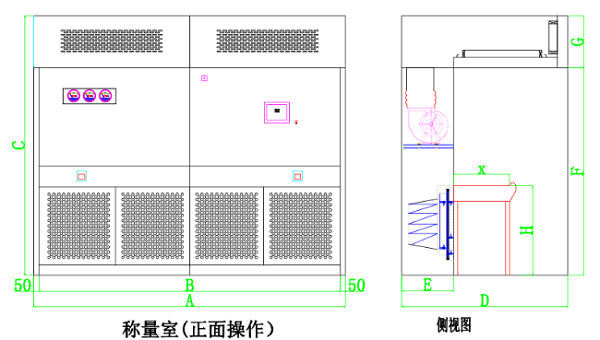 称量室操作图