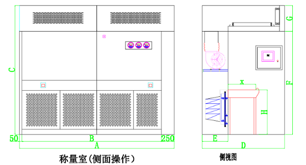 称量室操作图